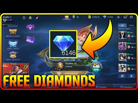 FREE DIAMONDS! CLAIM IT NOW IN MOBILE LEGENDS @jcgaming1221