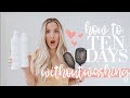 HOW I GO 10+ DAYS WITHOUT WASHING MY HAIR | Hair Training Tips + My Routine | Becca Bristow