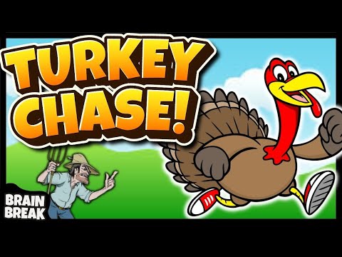 Turkey Chase! - Thanksgiving PE Game