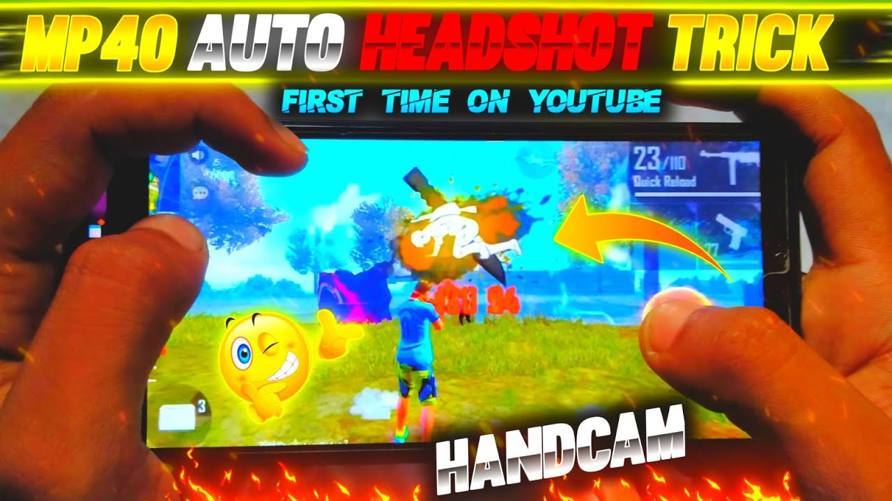 Mp40 Headshot Trick || Mp40 Only Red Number Trick || Smg gun Headshot Trick || How to use mp40 ❤