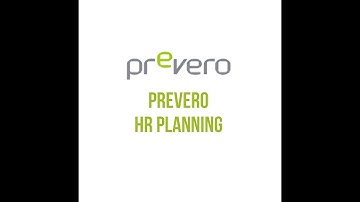 Prevero HR Planning Demonstration