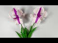 How to make beautiful Iris flowers with crepe paper/#shorts #icraftpaper #craft #paper #handmade