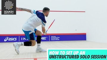 Squash tips: Unstructured Solo Session with Joey Barrington and Peter Creed