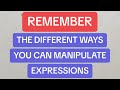 REMEMBER the Different Ways You Can Manipulate Expressions for the SAT!