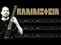 Links 2 3 4 RAMMSTEIN : Guitar Tab + Lesson