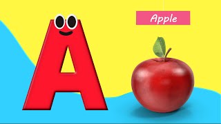 ABC Phonics Song , Toddlers learning video, A for Apple, ABC Song, Nursery Rhymes, Alphabet Song