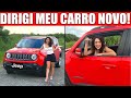 DIRIGINDO MEU CARRO NOVO PELA PRIMEIRA VEZ!!!