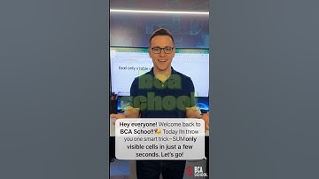 SUM Only Visible Cells in Excel | Hidden Formula Trick!