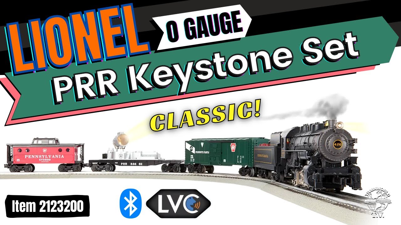 Keystone Train Set O Gauge Lionel - Pennsylvania Keystone Train Set with VOICE CONTROL ...