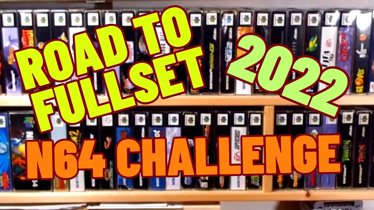 N64 Challenge Road to Fullset, Sammlungsstand Nintendo 64 2022 YouTube