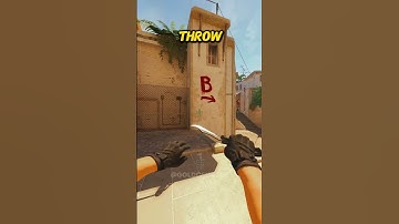 EASY WINDOW SMOKE ON MIRAGE #shorts #cs2