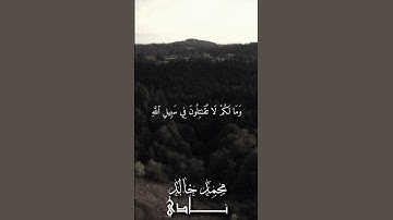 وَمَا لَكُمۡ لَا تُقَٰتِلُونَ فِي سَبِيل ٱللَّهِ | القارئ محمد خالد نادي #islam #islamicvideo #quran
