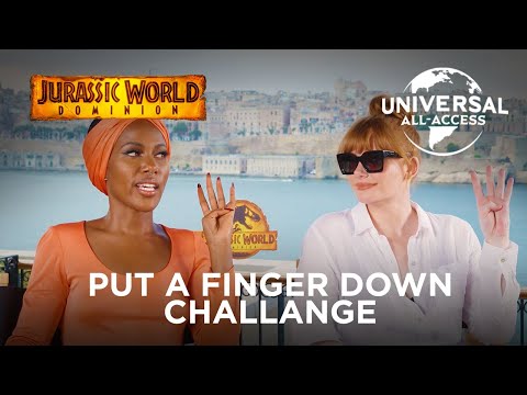 Jurassic World: Dominion (DeWanda Wise, Bryce Dallas Howard) | Put A Finger Down Challenge 🦕 thumbnail