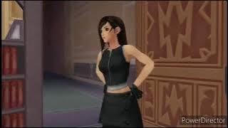Tifa forgets she's in an anime game