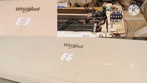 E3-E6 error code in Whirlpool inverter AC how to solve easily@homeappliancesrepair2640