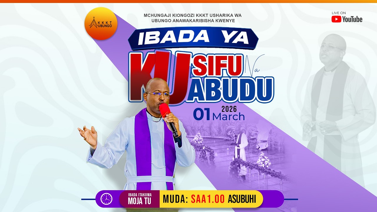 IBADA YA JUMAPILI : 01 - 03 -2026.