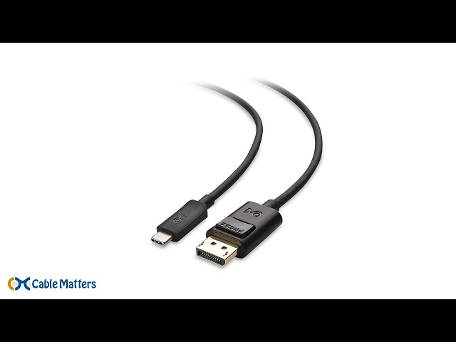 Cable Matters Unidirectional USB C to Mini DisplayPort Cable (USB C to Mini  DP Cable) Supporting 4K 60Hz 6 Feet - Not Compatible with USB C or
