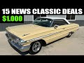 15 Cheap classic cars for sale by owner. Priced at $1,000 to $10,000