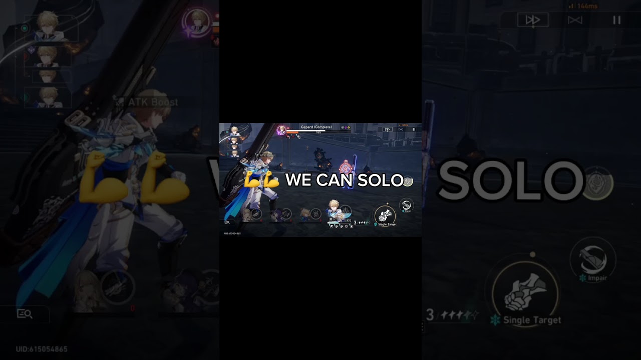 Honkai Simulated Universe Boss Fight 😦😦 