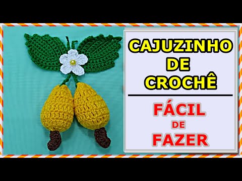 Vídeo: Como Fazer Crochê De Frutas