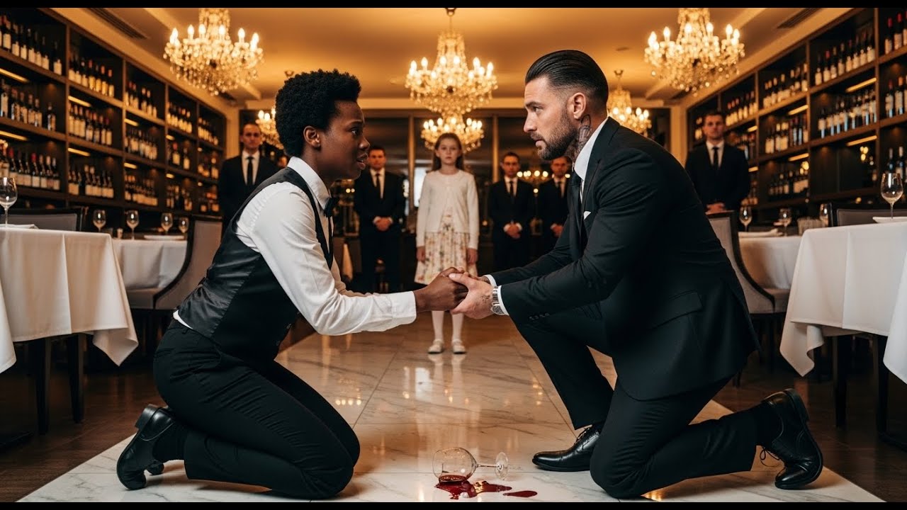 Spoiled Girl Pushed the Black Waitress — Then the Mafia Boss Made Everyone Silent