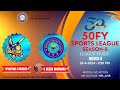50fy sports league season8  match6   spartans strikers  vs  u needs warriors 