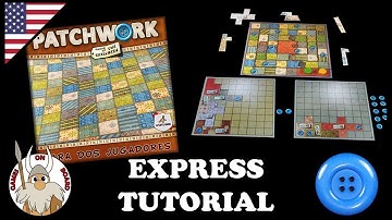 How to Play Patchwork | Express Tutorial (ENGLISH) | Board Game | Games On Board