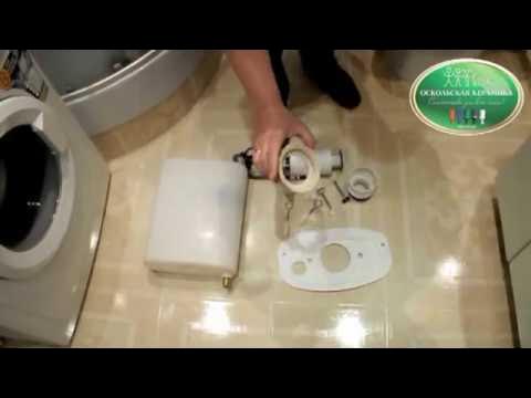 Как отремонтировать сливной бачок унитаза с кнопкой
