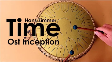 Time Ost Inception Hans Zimmer - Steel Tongue drum / tank drum cover with tabs