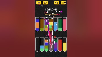 Water sort puzzle level 7021