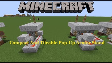 Improved Tileable Pop-Up Armor Stand! [Tutorial]