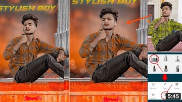 Picsart Yellow CB Editing Tutorial | Bokeh Background Smooth Skin Complete Retouching Photo Editing