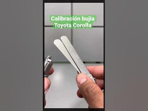 Cuál es la calibración bujia Toyota Corolla #automotriz #bujia #