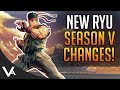 MASSIVE BUFFS! Ryu Patch Changes Explained! New Season V Balance Update For Street Fighter 5