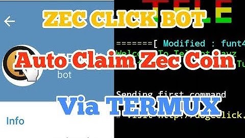 Zcash Click Bot 🤖 AUTOCLAIM VIDEO PROOF VIA THERMUX SCRIPT ON ANDROID