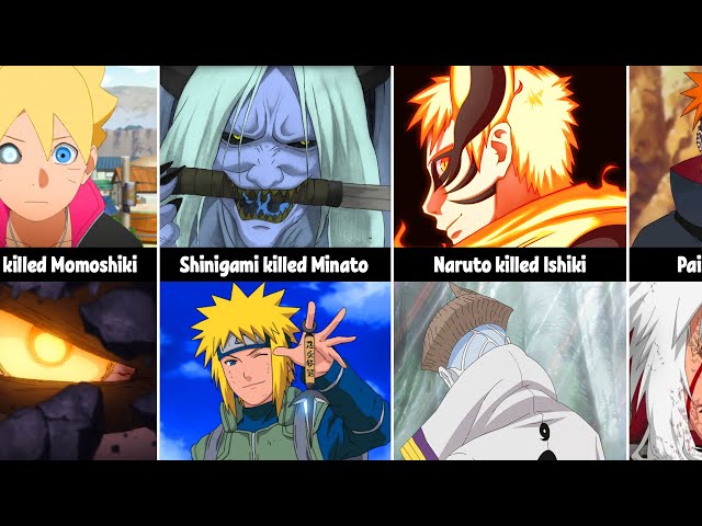 Who Killed Whom in anime Naruto/Boruto class=