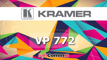 Demo of the VP-772 DVI ProScale Presentation Matrix Switcher by Kramer