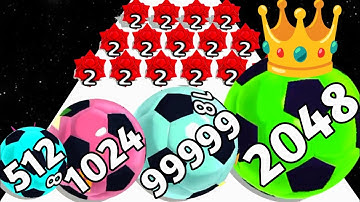 Marble Run vs Rubbeball Runner - ASMR Gameplay (Freepya, Math Games)