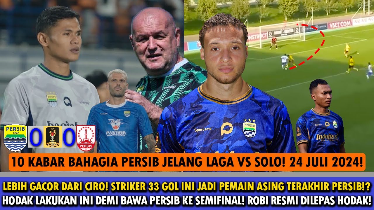 Lima Robi 🔥WILUJENG SUMPING MAILSON LIMA⁉️Robi Darwis RESMI Dilepas Hodak😱Persib ...