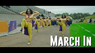 March In/Entrance 🔥 | Alcorn State Marching Band & Golden Girls 22 | vs B.C.
