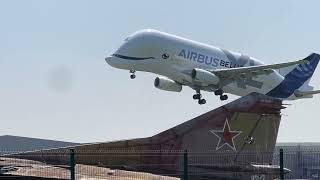 AIRBUS Beluga XL Take Off from (CEG) Hawarden Airport