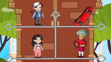 School Escape - pull the pin - android gameplay walkthrough - Levels (18 to 27) epi -#1