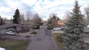 Flying Down the Street 3DR Iris Plus Tarot 2D Gimbal GoPro Hero3 - 3D Robotics