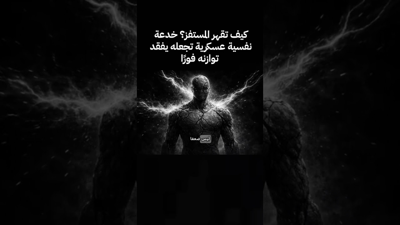 كيف تقهر المستفز؟ خدعه نفسيه عسكريه تجعله يفقد توازنه فوره