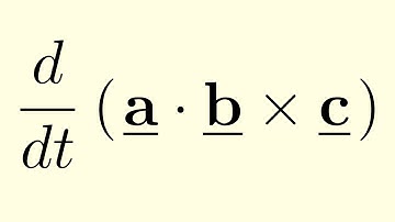 Differentiating the Scalar Triple Product