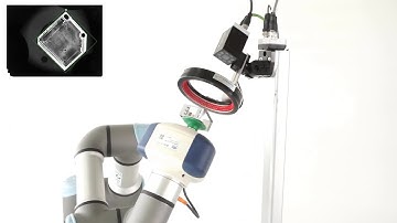 VISOR® Robotic Application Example: Fine positioning in the gripper