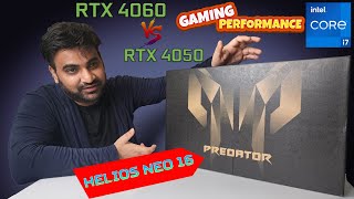 Acer Predator Neo 16 i7 13700HX RTX 4060 | Full Test | Comparison RTX 4050 | 2023