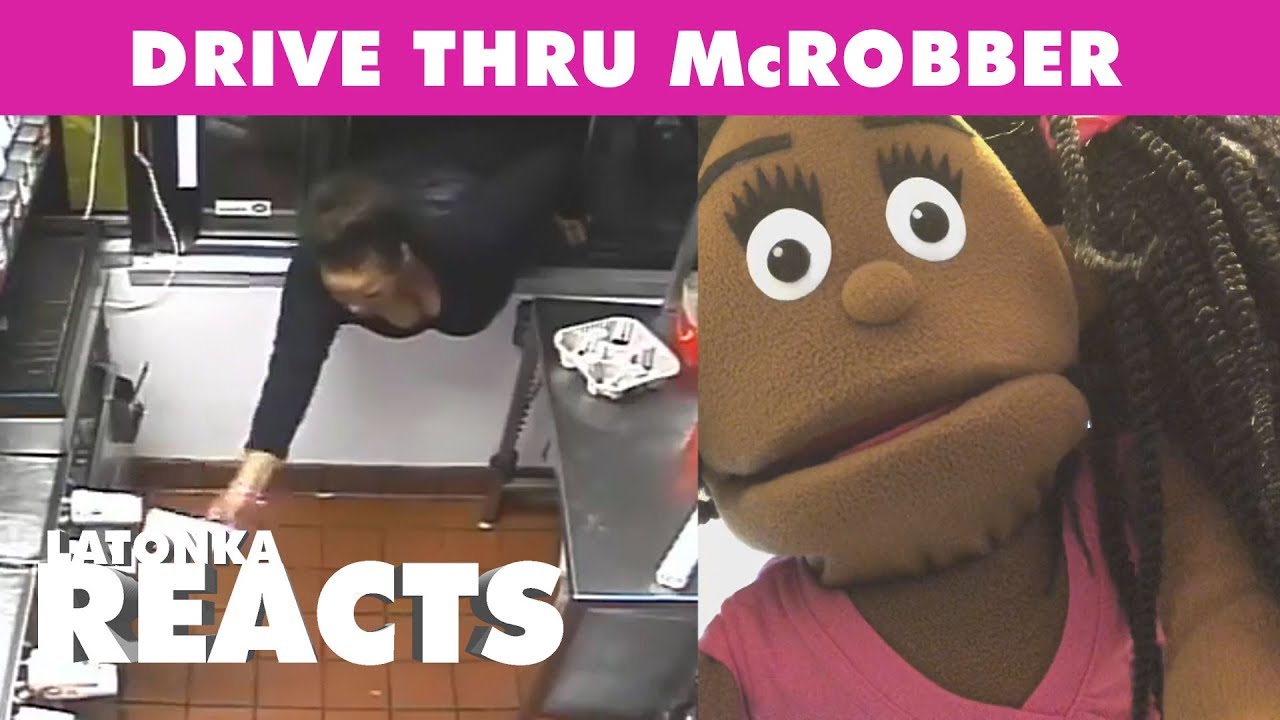 Woman Climbs Into McDonalds Drive Thru Window LaTonka Reacts YouTube
