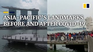 Then and now: Asia-Pacific landmarks emptied by the coronavirus pandemic