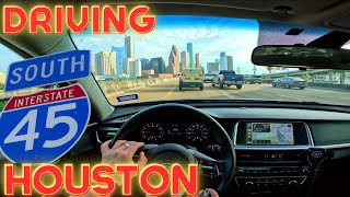Houston FPV Driving Tour I-45 S On 4K